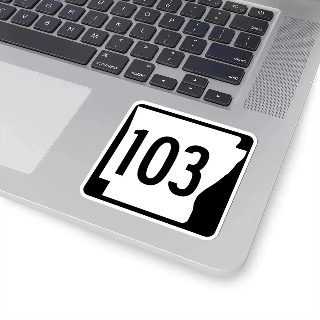 Arkansas 103 1970 (Arkansas) (Road Sign) STICKER Vinyl Kiss-Cut Decal - The Sticker Space