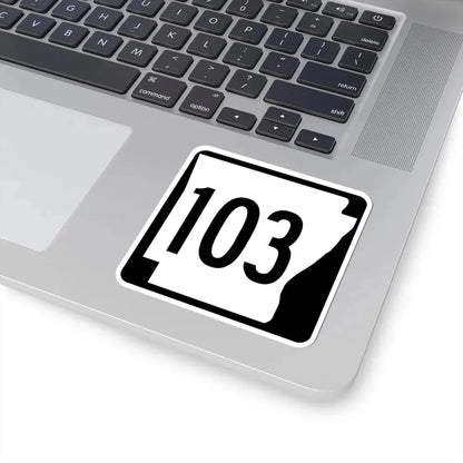 Arkansas 103 1970 (Arkansas) (Road Sign) STICKER Vinyl Kiss-Cut Decal - The Sticker Space