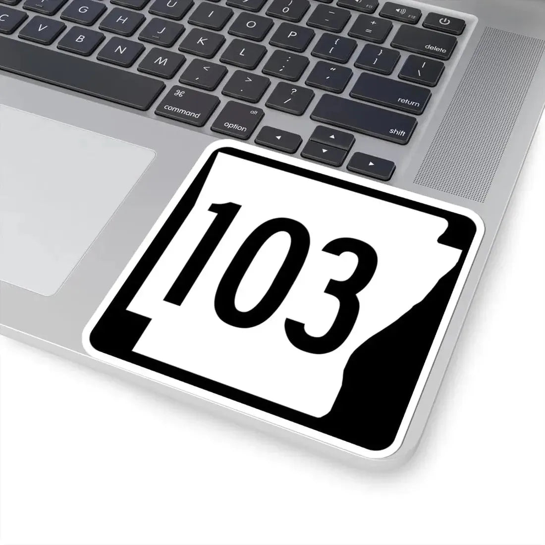 Arkansas 103 1970 (Arkansas) (Road Sign) STICKER Vinyl Kiss-Cut Decal - The Sticker Space