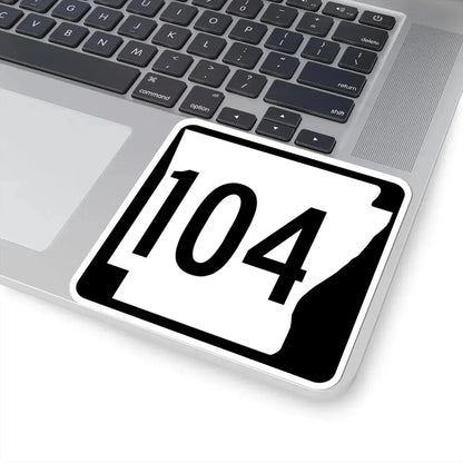 Arkansas 104 1970 (Arkansas) (Road Sign) STICKER Vinyl Kiss-Cut Decal - The Sticker Space