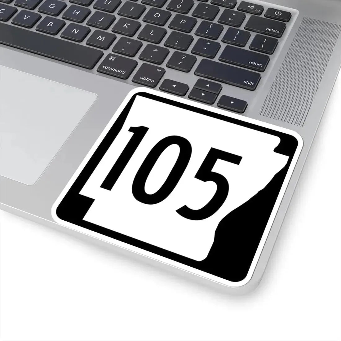 Arkansas 105 1970 (Arkansas) (Road Sign) STICKER Vinyl Kiss-Cut Decal - The Sticker Space