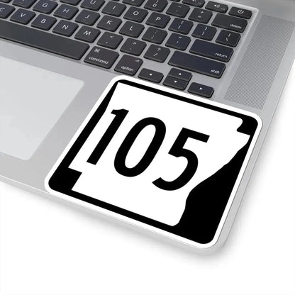 Arkansas 105 1970 (Arkansas) (Road Sign) STICKER Vinyl Kiss-Cut Decal - The Sticker Space