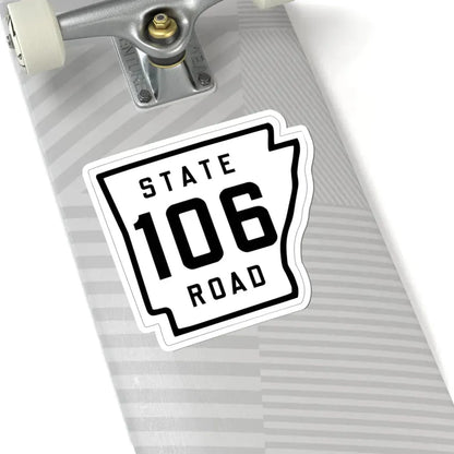 Arkansas 106 1926 (Arkansas) (Road Sign) STICKER Vinyl Kiss-Cut Decal - The Sticker Space