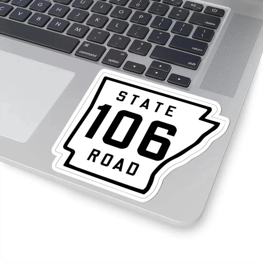 Arkansas 106 1926 (Arkansas) (Road Sign) STICKER Vinyl Kiss-Cut Decal - The Sticker Space