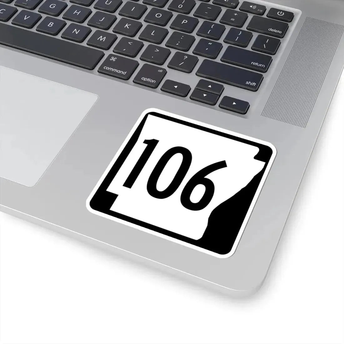 Arkansas 106 1970 (Arkansas) (Road Sign) STICKER Vinyl Kiss-Cut Decal - The Sticker Space