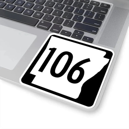 Arkansas 106 1970 (Arkansas) (Road Sign) STICKER Vinyl Kiss-Cut Decal - The Sticker Space