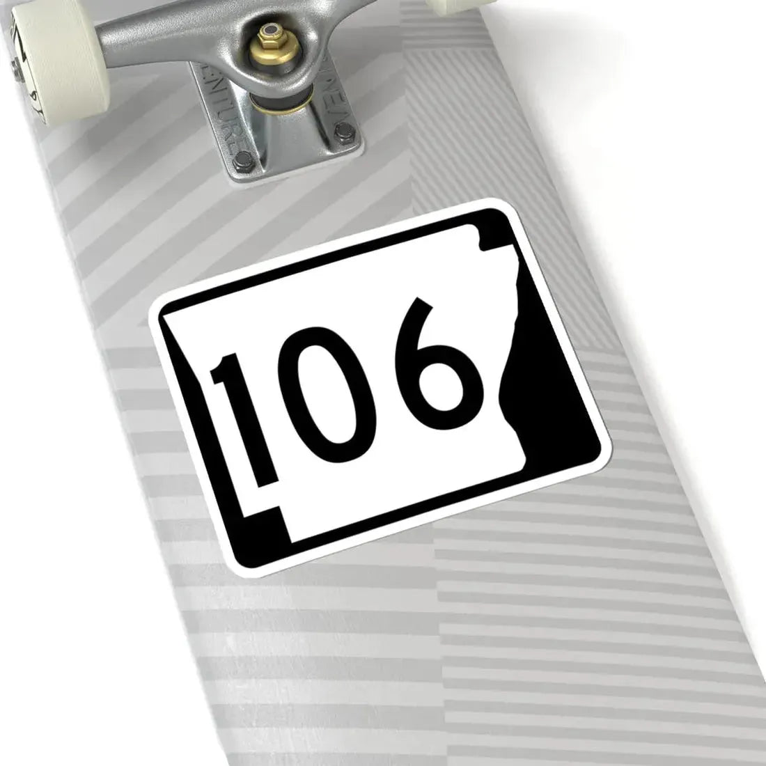 Arkansas 106 (Arkansas) (Road Sign) STICKER Vinyl Kiss-Cut Decal - The Sticker Space