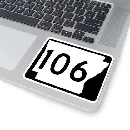 Arkansas 106 (Arkansas) (Road Sign) STICKER Vinyl Kiss-Cut Decal - The Sticker Space