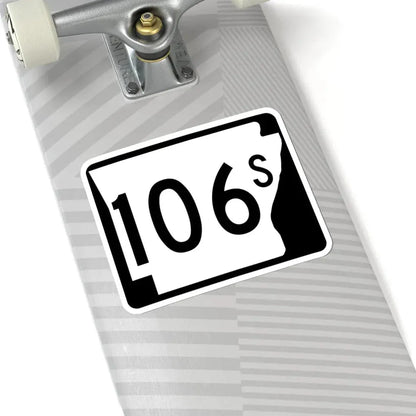 Arkansas 106S (Arkansas) (Road Sign) STICKER Vinyl Kiss-Cut Decal - The Sticker Space