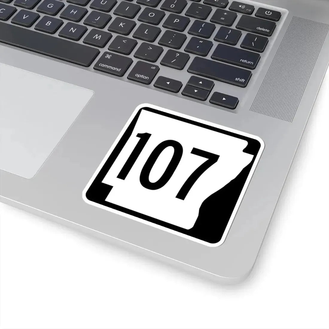 Arkansas 107 1970 (Arkansas) (Road Sign) STICKER Vinyl Kiss-Cut Decal - The Sticker Space