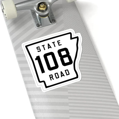 Arkansas 108 1926 (Arkansas) (Road Sign) STICKER Vinyl Kiss-Cut Decal - The Sticker Space