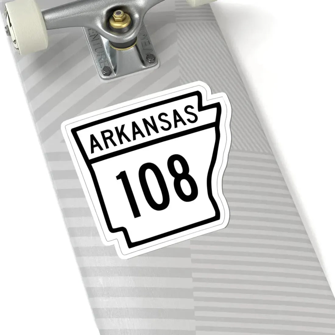 Arkansas 108 1948 (Arkansas) (Road Sign) STICKER Vinyl Kiss-Cut Decal - The Sticker Space