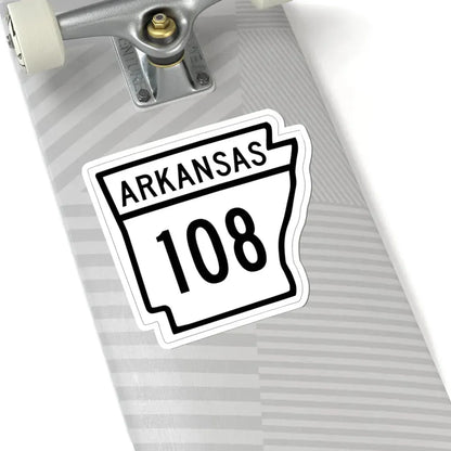 Arkansas 108 1948 (Arkansas) (Road Sign) STICKER Vinyl Kiss-Cut Decal - The Sticker Space