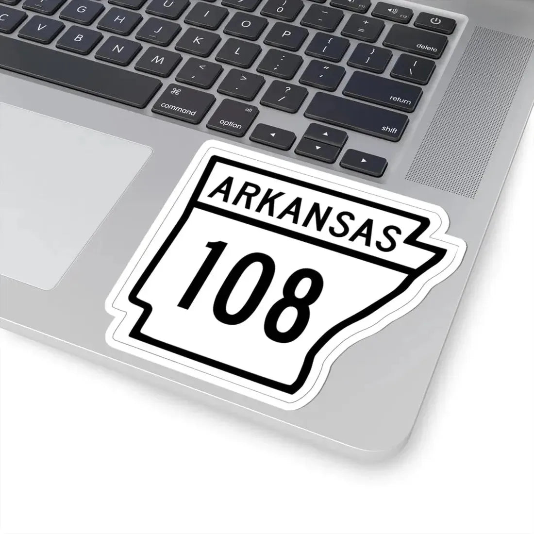 Arkansas 108 1948 (Arkansas) (Road Sign) STICKER Vinyl Kiss-Cut Decal - The Sticker Space