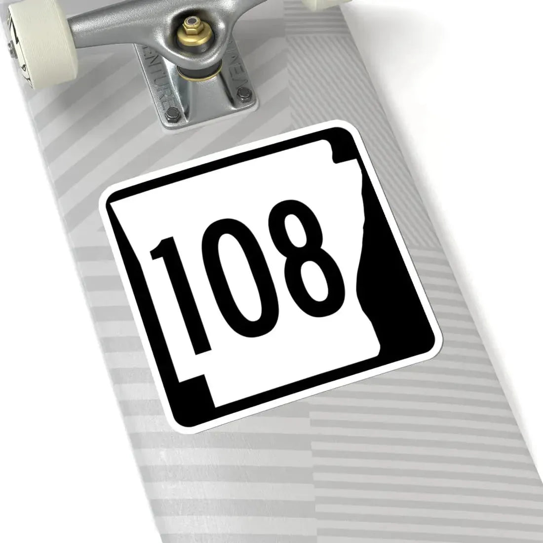 Arkansas 108 1970 (Arkansas) (Road Sign) STICKER Vinyl Kiss-Cut Decal - The Sticker Space