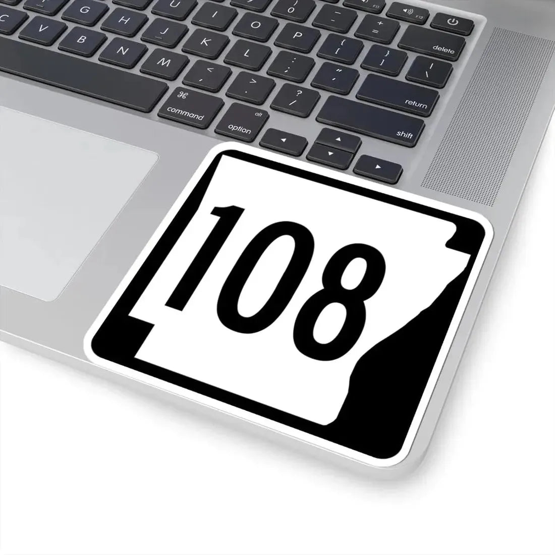 Arkansas 108 1970 (Arkansas) (Road Sign) STICKER Vinyl Kiss-Cut Decal - The Sticker Space