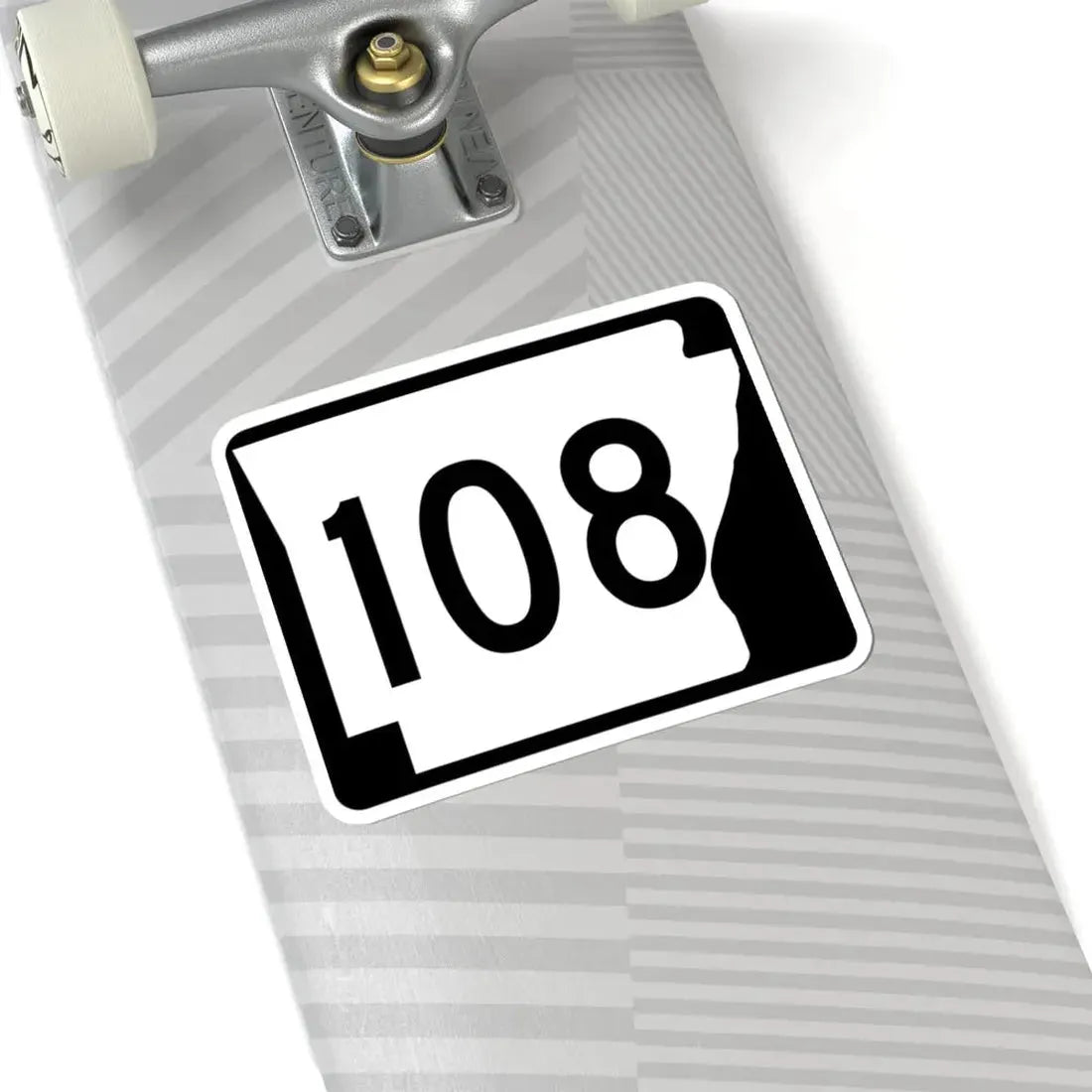 Arkansas 108 (Arkansas) (Road Sign) STICKER Vinyl Kiss-Cut Decal - The Sticker Space