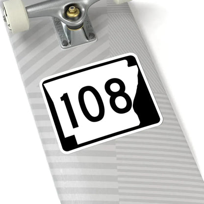 Arkansas 108 (Arkansas) (Road Sign) STICKER Vinyl Kiss-Cut Decal - The Sticker Space