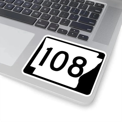 Arkansas 108 (Arkansas) (Road Sign) STICKER Vinyl Kiss-Cut Decal - The Sticker Space