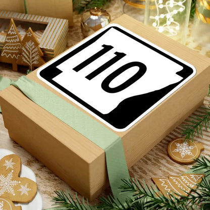 Arkansas 110 1970 (Arkansas) (Road Sign) STICKER Vinyl Kiss-Cut Decal - The Sticker Space