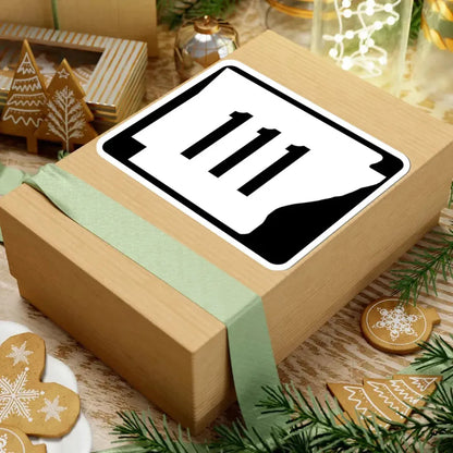 Arkansas 111 (Arkansas) (Road Sign) STICKER Vinyl Kiss-Cut Decal - The Sticker Space