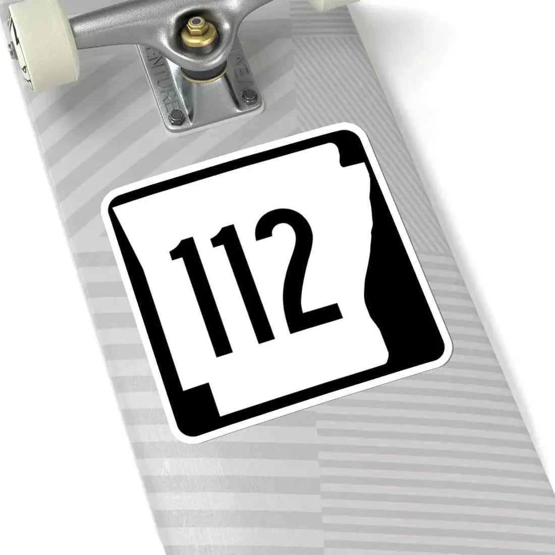 Arkansas 112 1970 (Arkansas) (Road Sign) STICKER Vinyl Kiss-Cut Decal - The Sticker Space