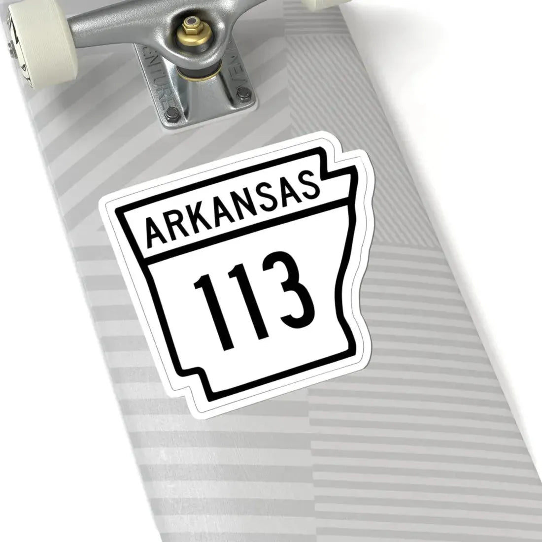 Arkansas 113 1948 (Arkansas) (Road Sign) STICKER Vinyl Kiss-Cut Decal - The Sticker Space