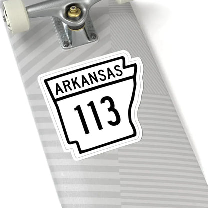 Arkansas 113 1948 (Arkansas) (Road Sign) STICKER Vinyl Kiss-Cut Decal - The Sticker Space