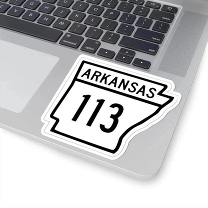 Arkansas 113 1948 (Arkansas) (Road Sign) STICKER Vinyl Kiss-Cut Decal - The Sticker Space