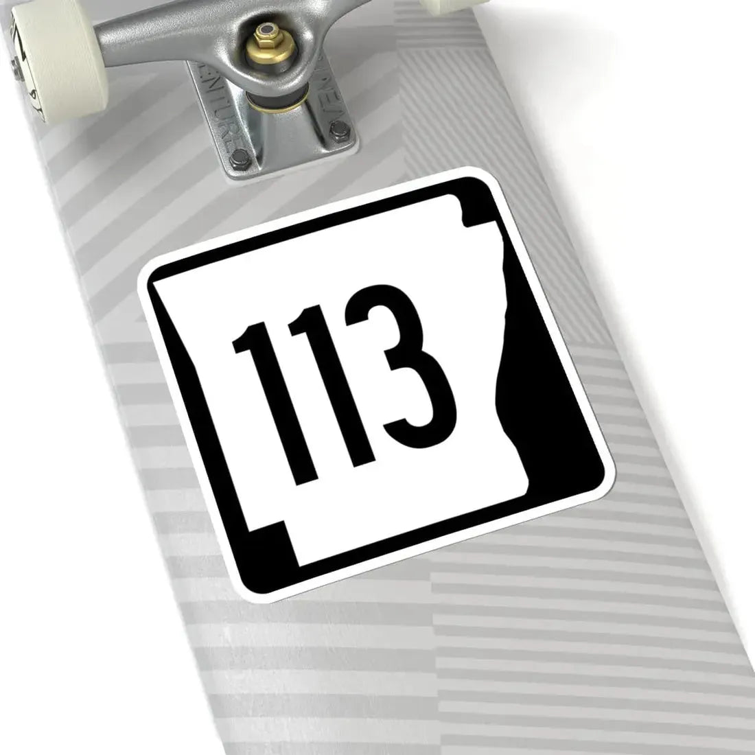 Arkansas 113 1970 (Arkansas) (Road Sign) STICKER Vinyl Kiss-Cut Decal - The Sticker Space