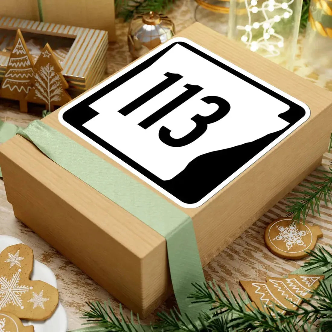 Arkansas 113 1970 (Arkansas) (Road Sign) STICKER Vinyl Kiss-Cut Decal - The Sticker Space