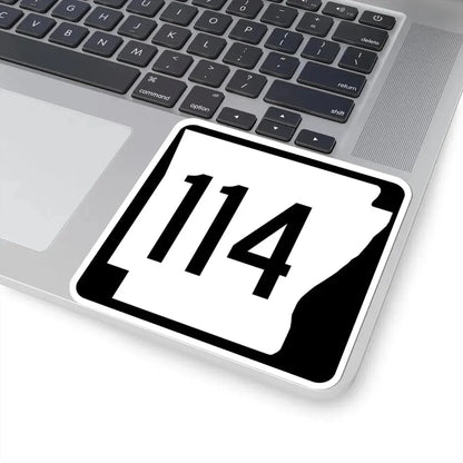 Arkansas 114 1970 (Arkansas) (Road Sign) STICKER Vinyl Kiss-Cut Decal - The Sticker Space