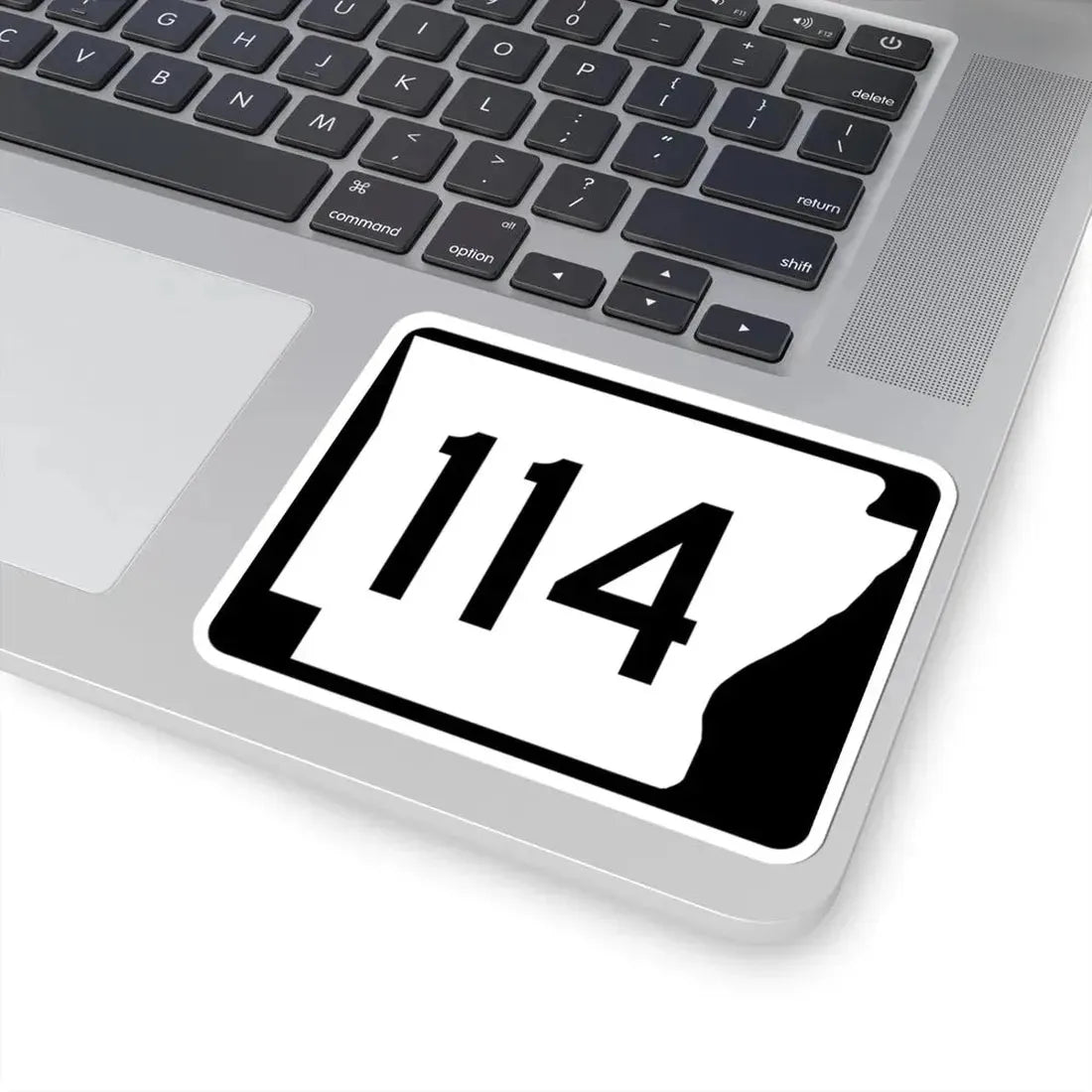 Arkansas 114 (Arkansas) (Road Sign) STICKER Vinyl Kiss-Cut Decal - The Sticker Space
