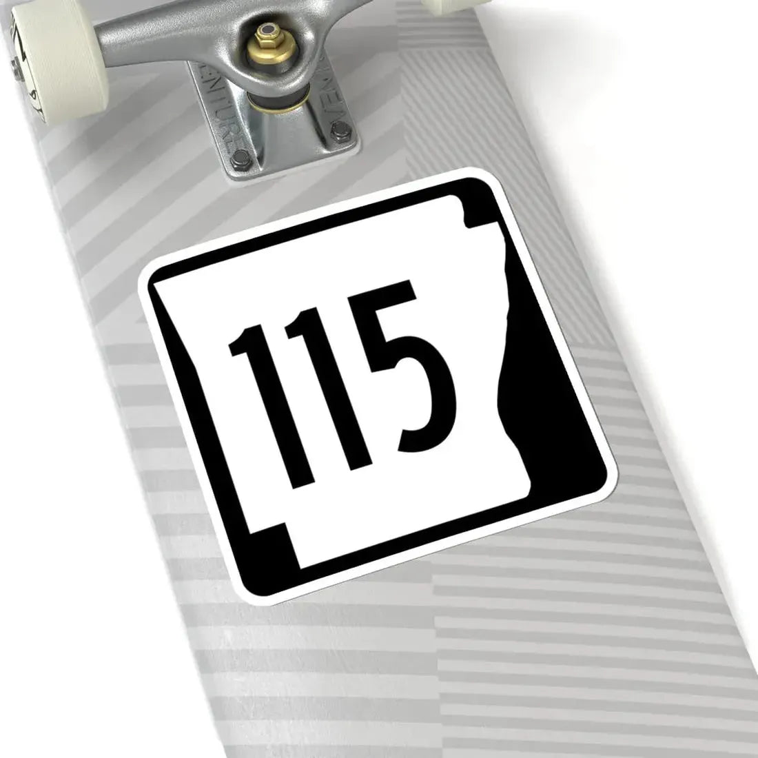 Arkansas 115 1970 (Arkansas) (Road Sign) STICKER Vinyl Kiss-Cut Decal - The Sticker Space