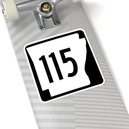 Arkansas 115 1970 (Arkansas) (Road Sign) STICKER Vinyl Kiss-Cut Decal - The Sticker Space