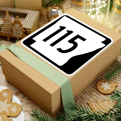 Arkansas 115 1970 (Arkansas) (Road Sign) STICKER Vinyl Kiss-Cut Decal - The Sticker Space