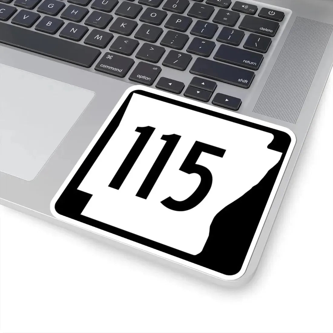 Arkansas 115 1970 (Arkansas) (Road Sign) STICKER Vinyl Kiss-Cut Decal - The Sticker Space