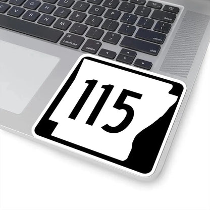 Arkansas 115 1970 (Arkansas) (Road Sign) STICKER Vinyl Kiss-Cut Decal - The Sticker Space