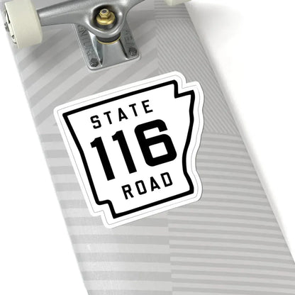 Arkansas 116 1926 (Arkansas) (Road Sign) STICKER Vinyl Kiss-Cut Decal - The Sticker Space