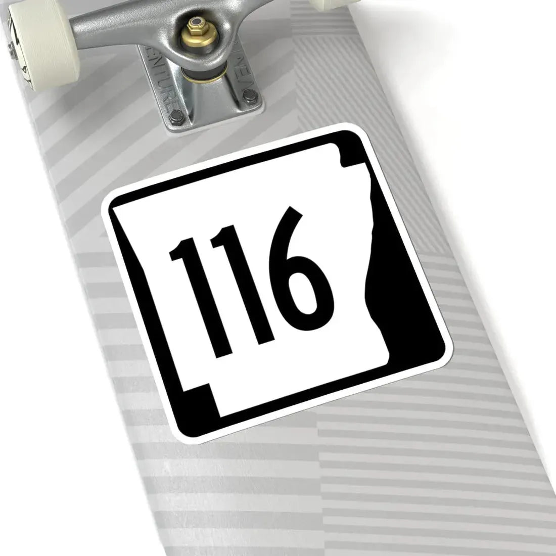 Arkansas 116 1970 (Arkansas) (Road Sign) STICKER Vinyl Kiss-Cut Decal - The Sticker Space