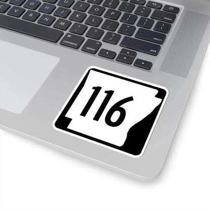Arkansas 116 1970 (Arkansas) (Road Sign) STICKER Vinyl Kiss-Cut Decal - The Sticker Space