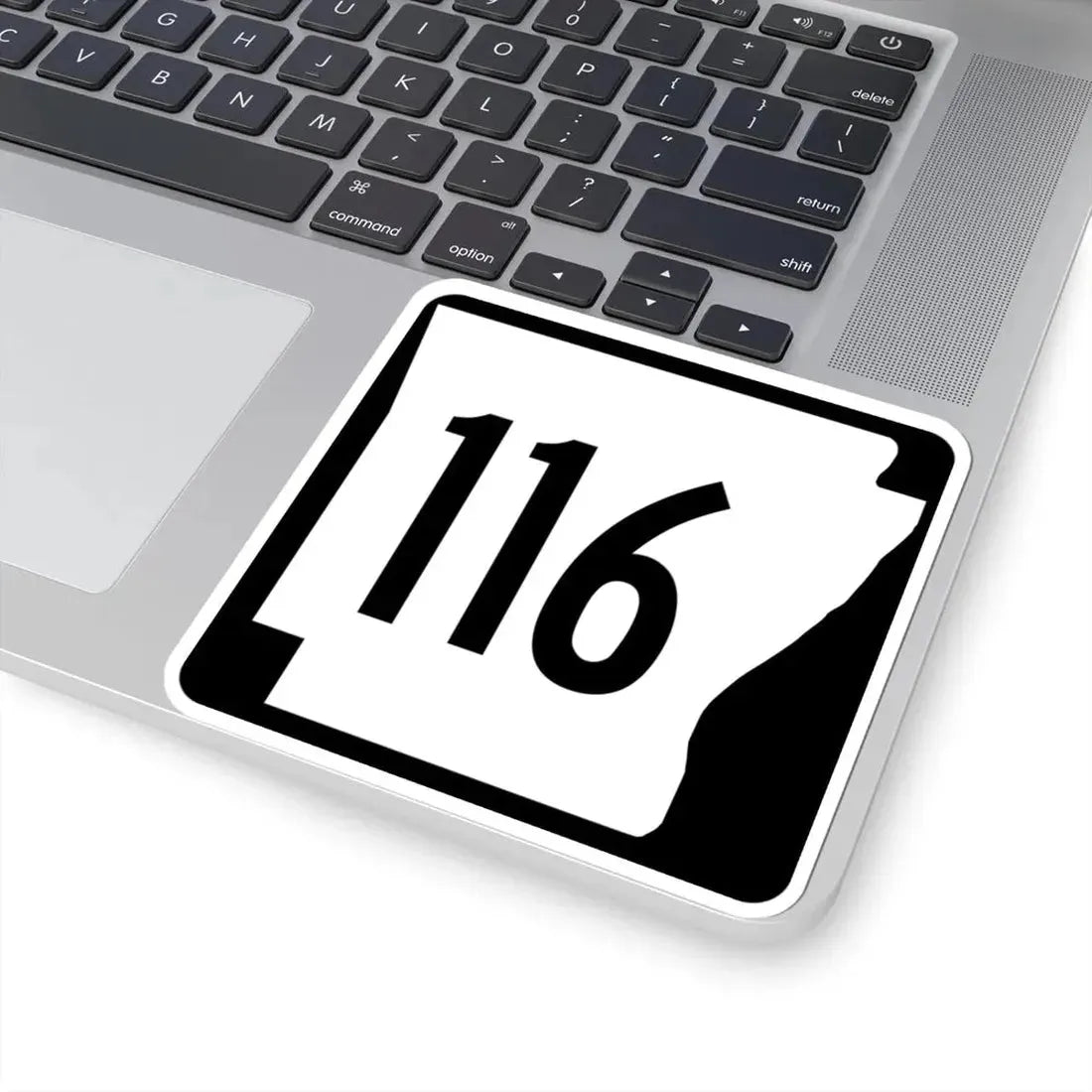 Arkansas 116 1970 (Arkansas) (Road Sign) STICKER Vinyl Kiss-Cut Decal - The Sticker Space