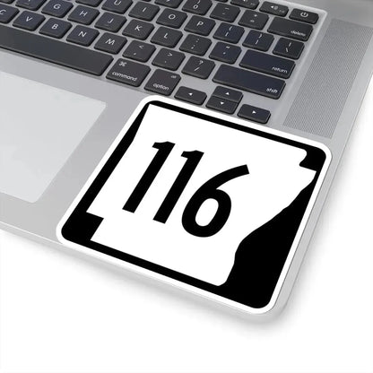 Arkansas 116 1970 (Arkansas) (Road Sign) STICKER Vinyl Kiss-Cut Decal - The Sticker Space