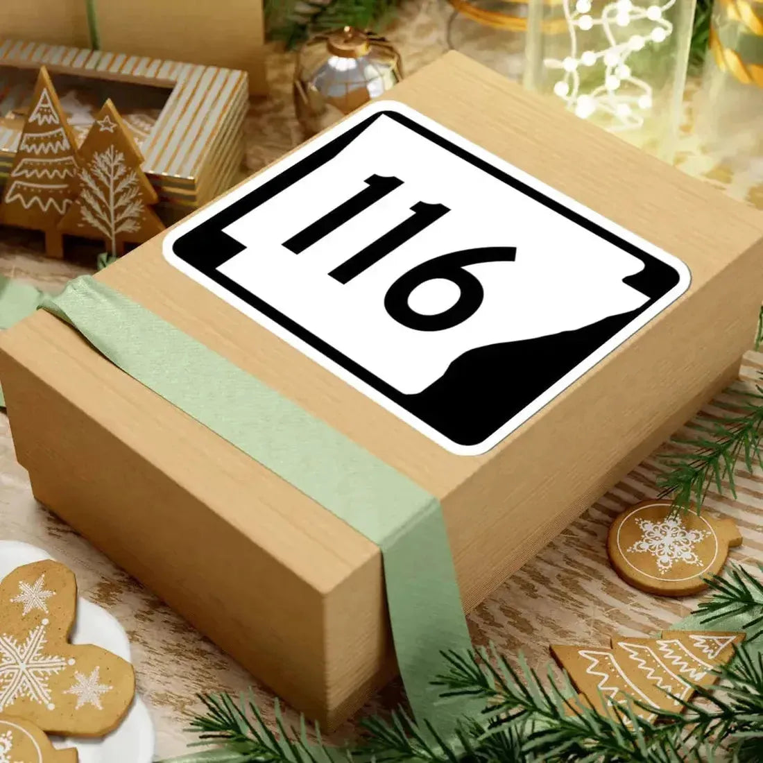 Arkansas 116 (Arkansas) (Road Sign) STICKER Vinyl Kiss-Cut Decal - The Sticker Space