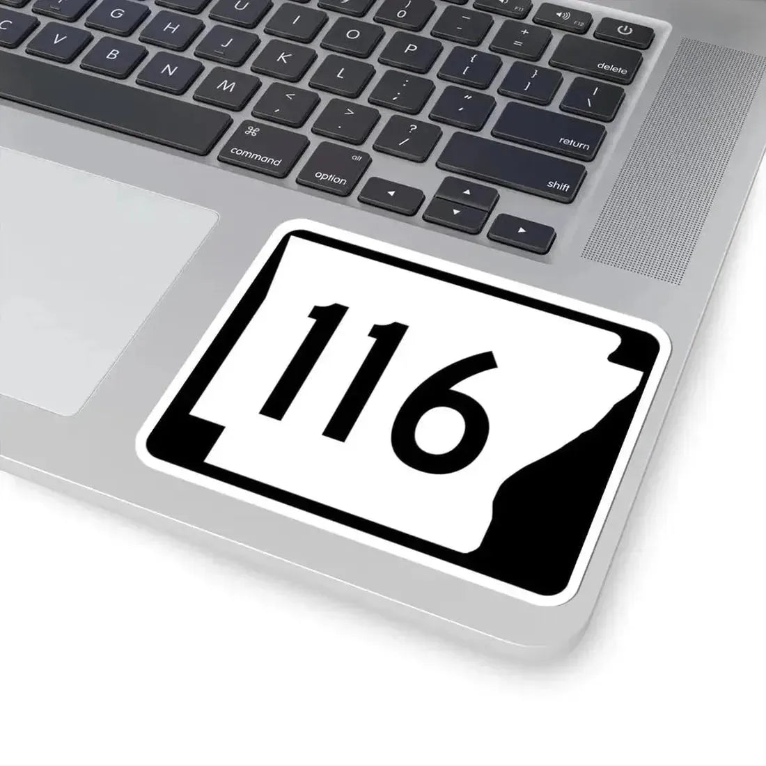 Arkansas 116 (Arkansas) (Road Sign) STICKER Vinyl Kiss-Cut Decal - The Sticker Space