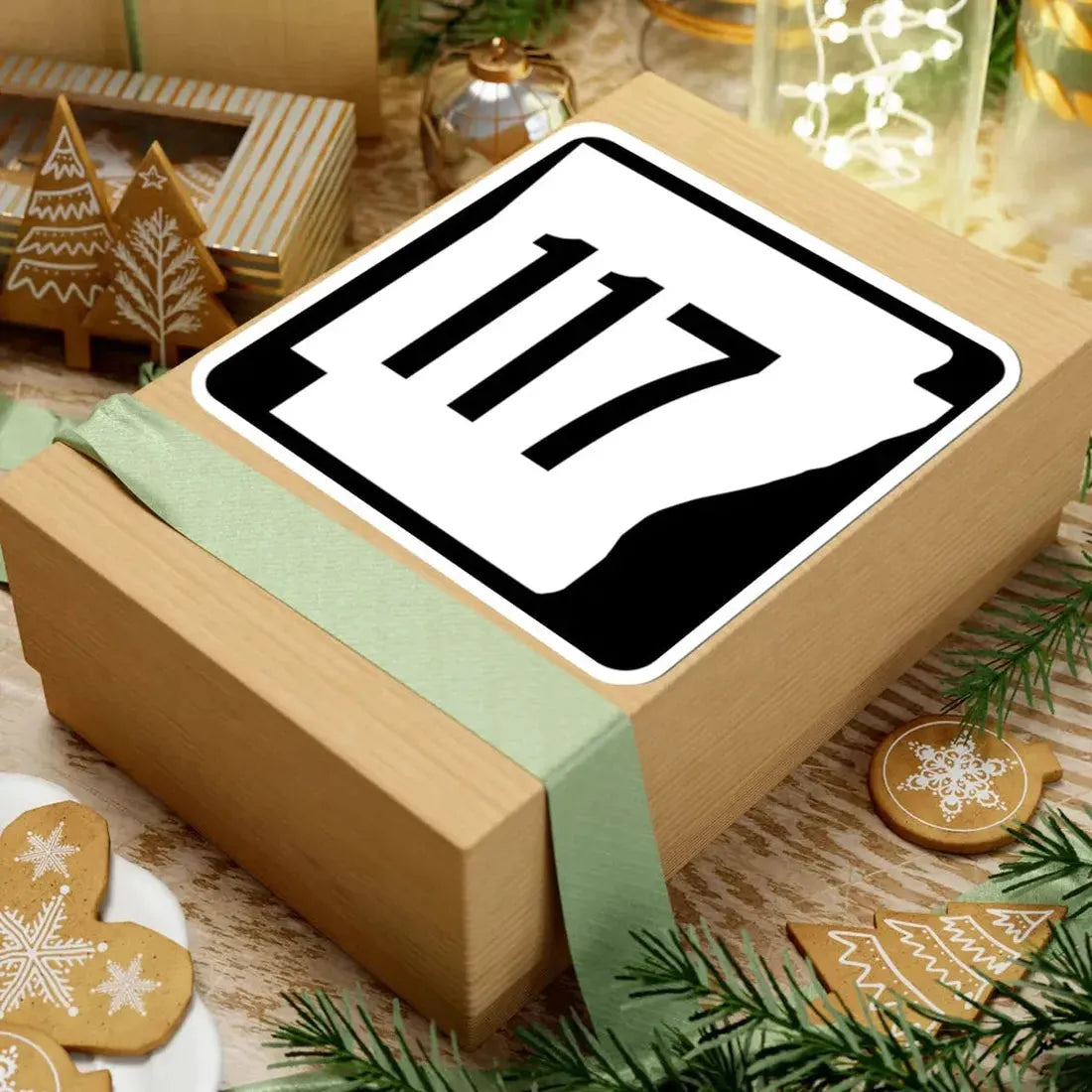 Arkansas 117 1970 (Arkansas) (Road Sign) STICKER Vinyl Kiss-Cut Decal - The Sticker Space