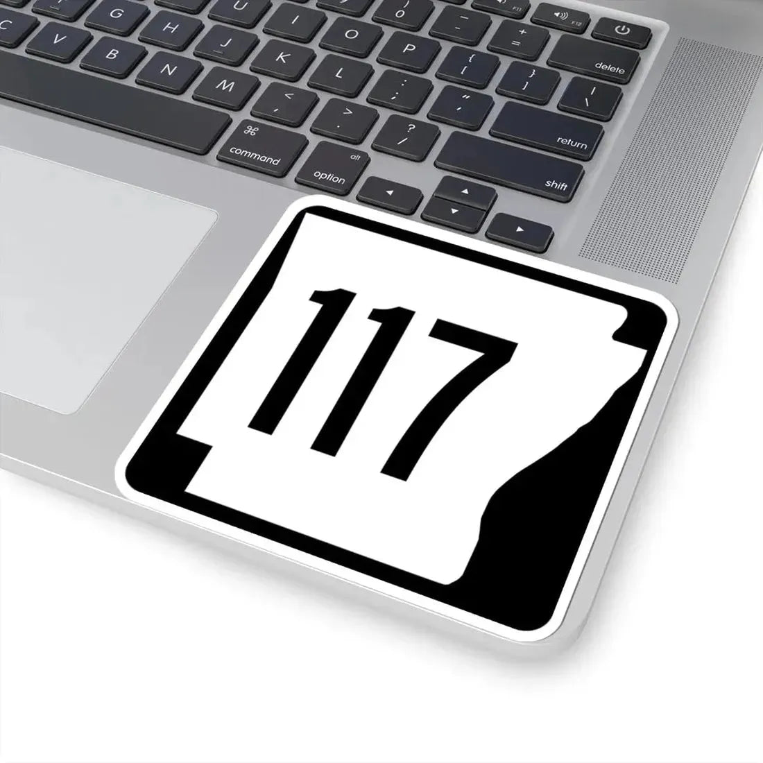 Arkansas 117 1970 (Arkansas) (Road Sign) STICKER Vinyl Kiss-Cut Decal - The Sticker Space