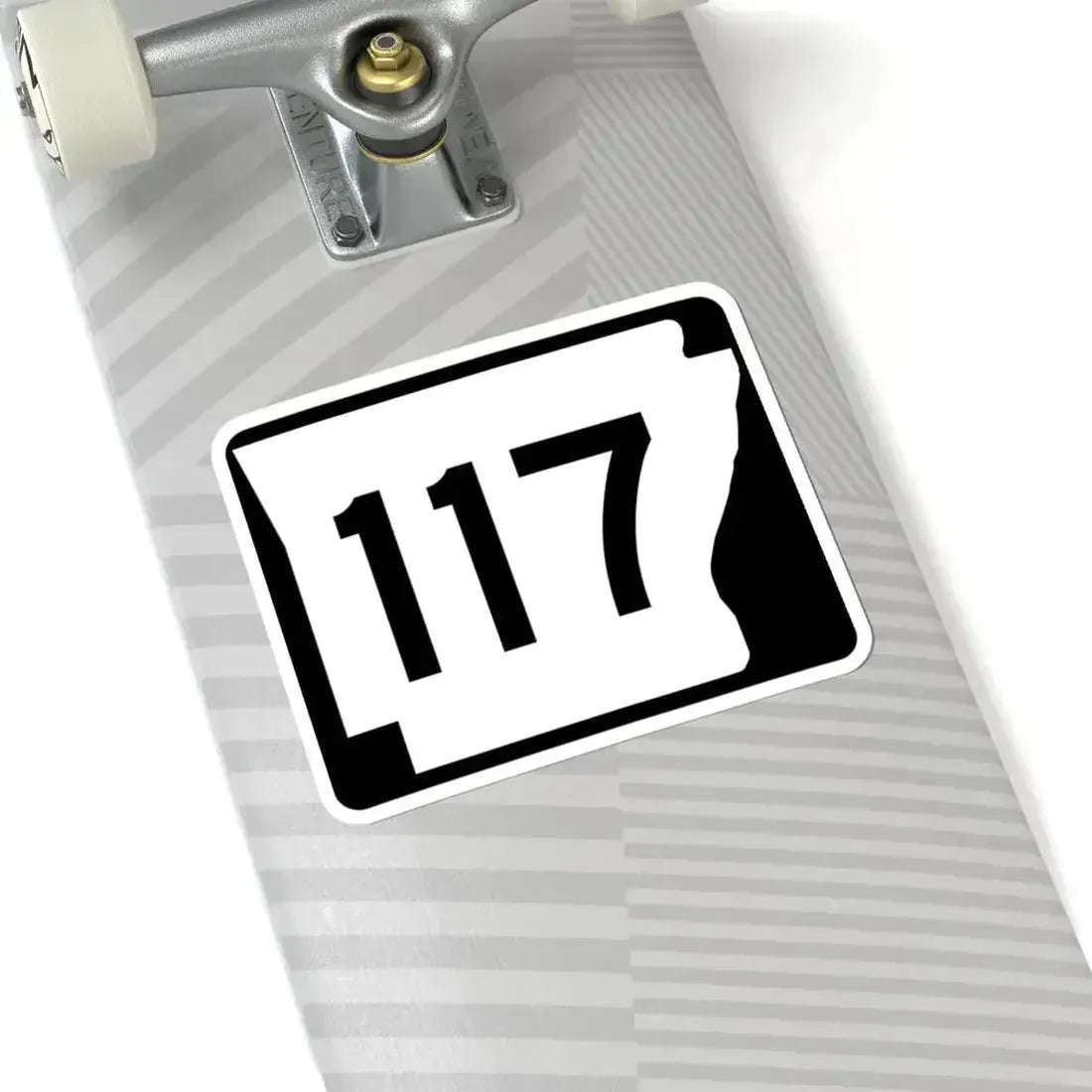 Arkansas 117 (Arkansas) (Road Sign) STICKER Vinyl Kiss-Cut Decal - The Sticker Space