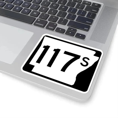 Arkansas 117S (Arkansas) (Road Sign) STICKER Vinyl Kiss-Cut Decal - The Sticker Space