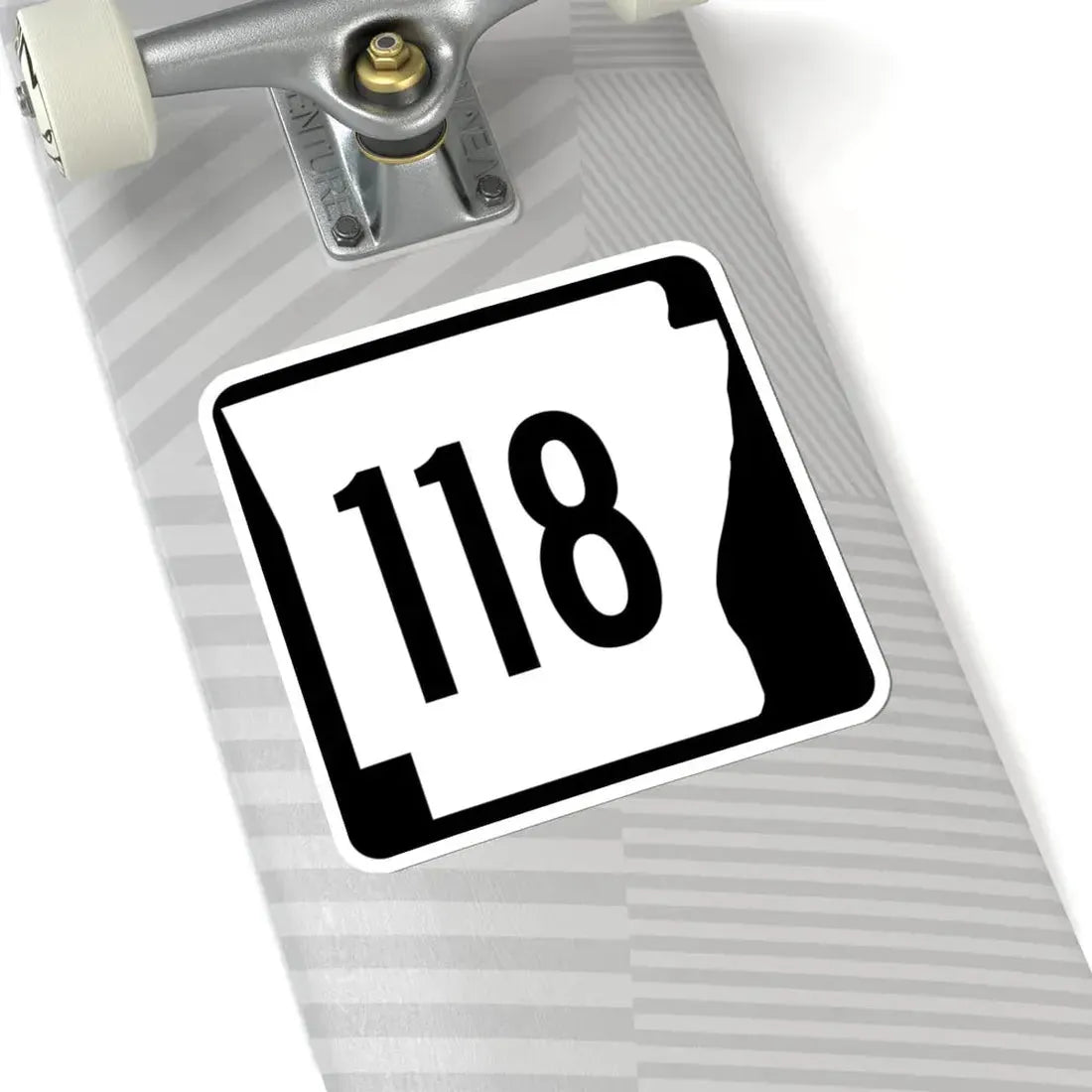 Arkansas 118 1970 (Arkansas) (Road Sign) STICKER Vinyl Kiss-Cut Decal - The Sticker Space